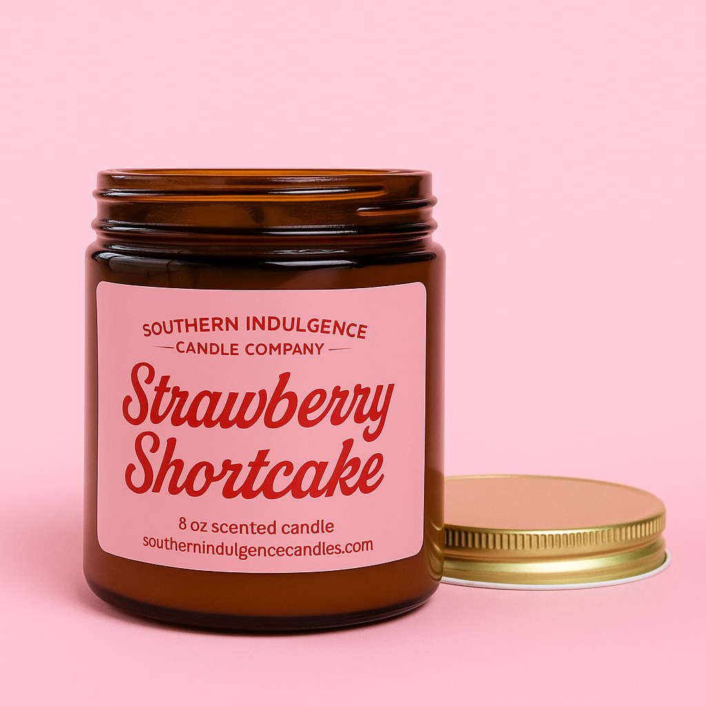 Strawberry Shortcake Jar Candle