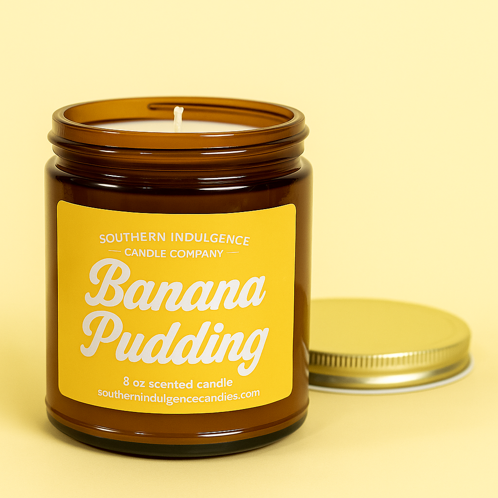 Banana Pudding Jar Candle