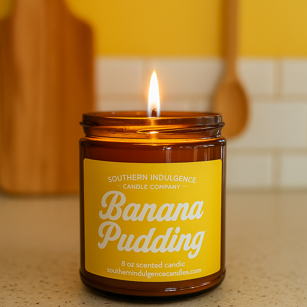 Banana Pudding Jar Candle