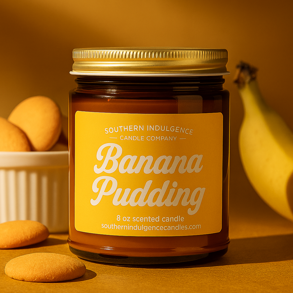 Banana Pudding Jar Candle