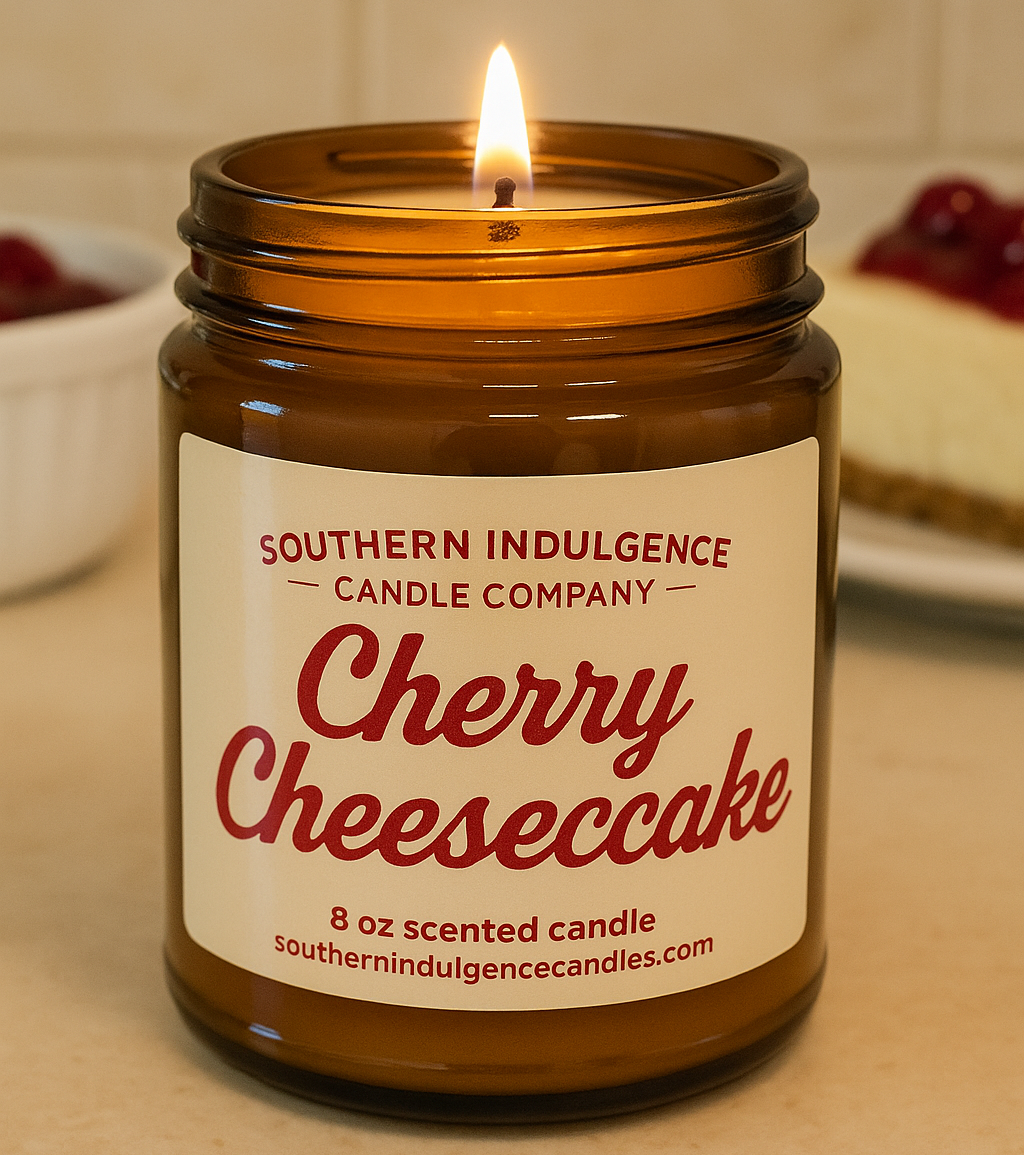 Cherry Cheesecake Jar Candle