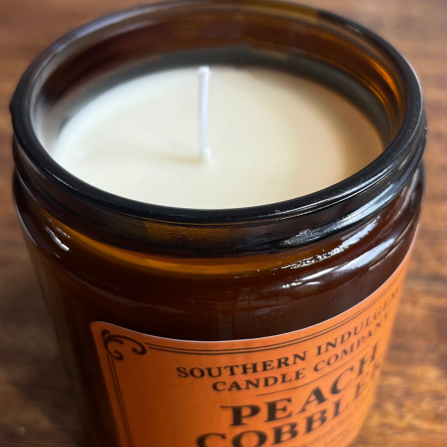 Peach Cobbler Jar Candle