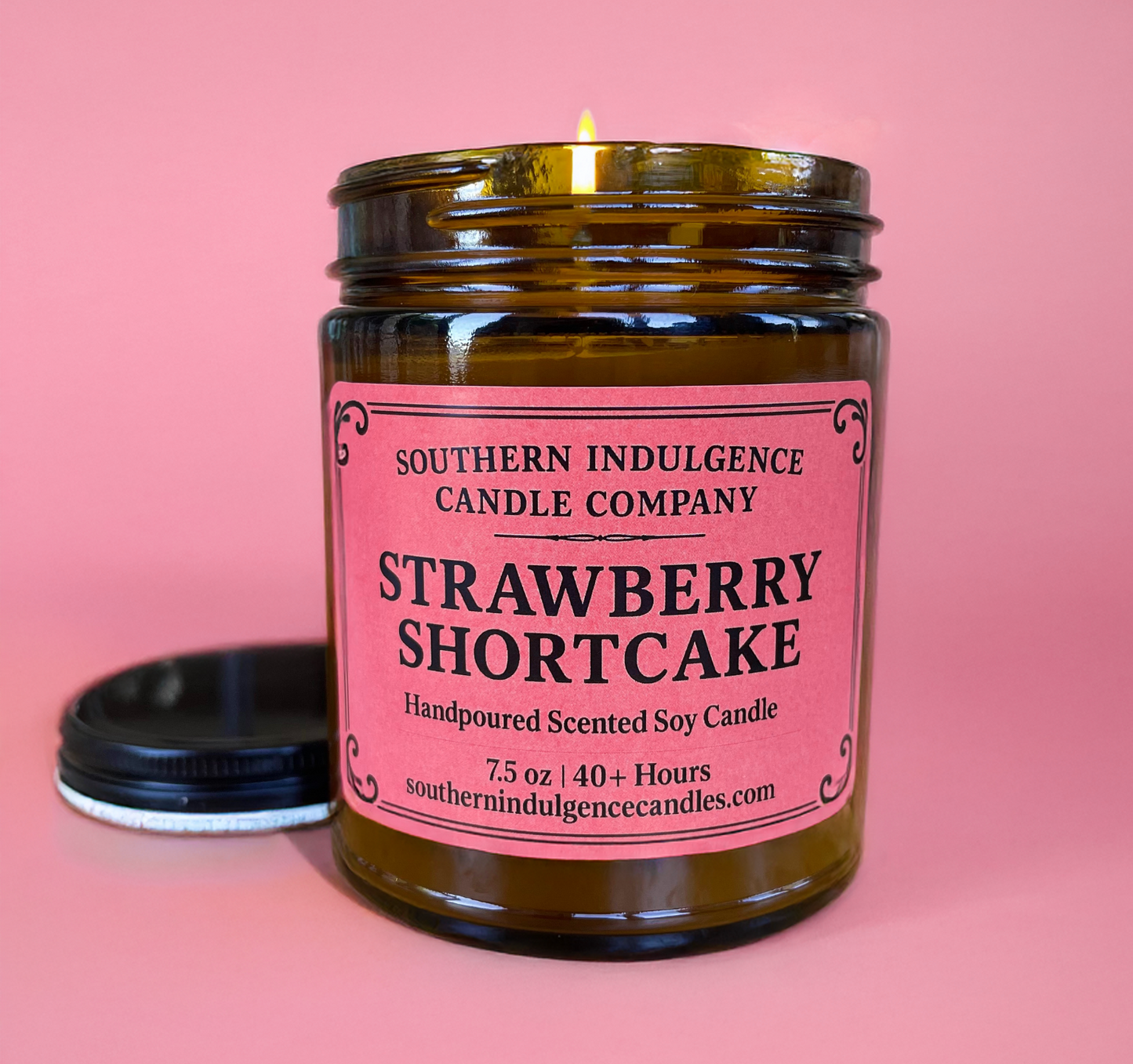 Strawberry Shortcake Jar Candle