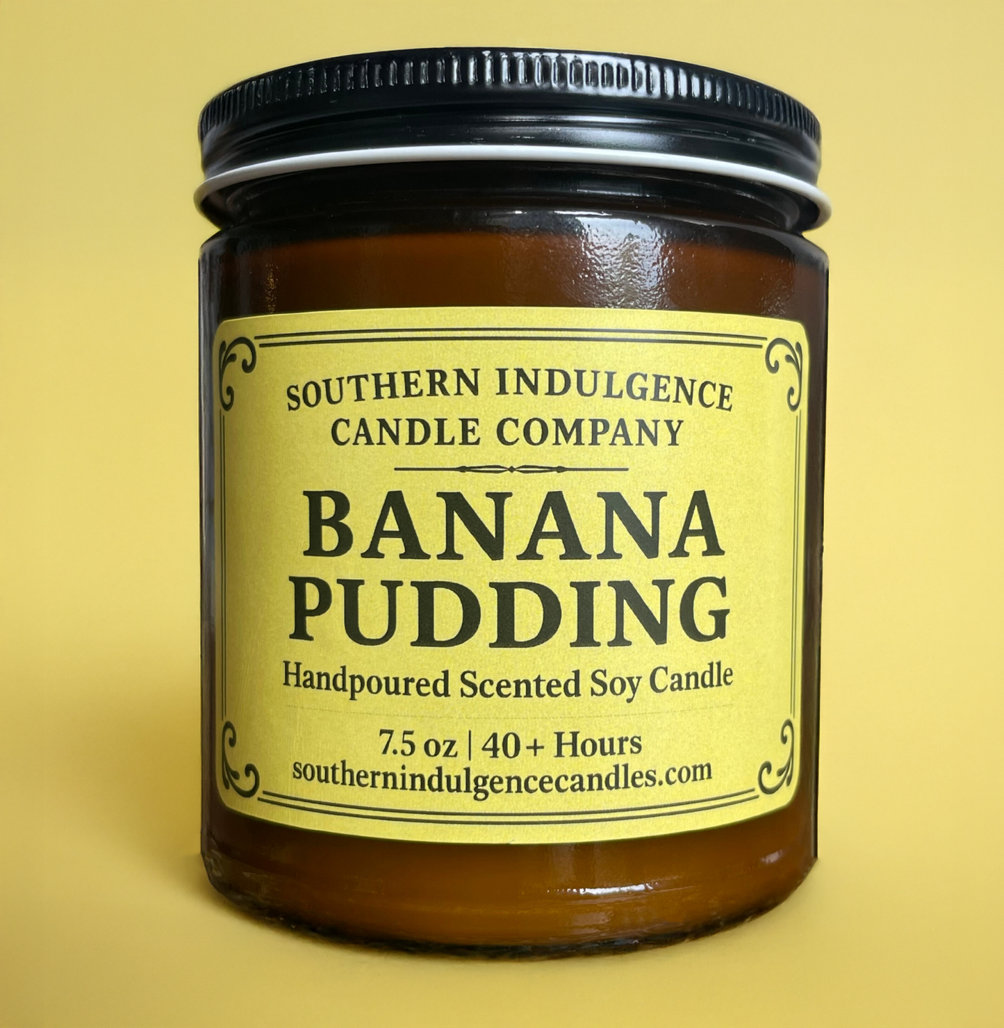Banana Pudding Jar Candle
