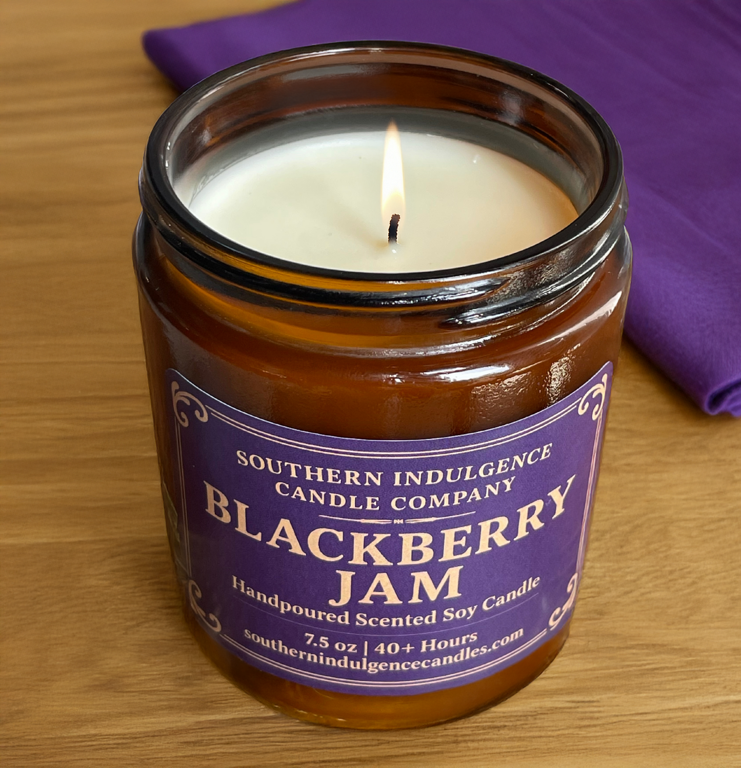Blackberry Jam Jar Candle