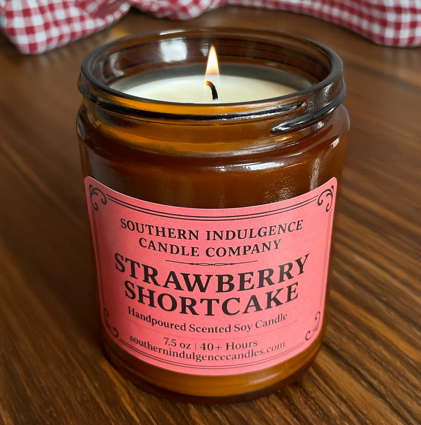 Strawberry Shortcake Jar Candle